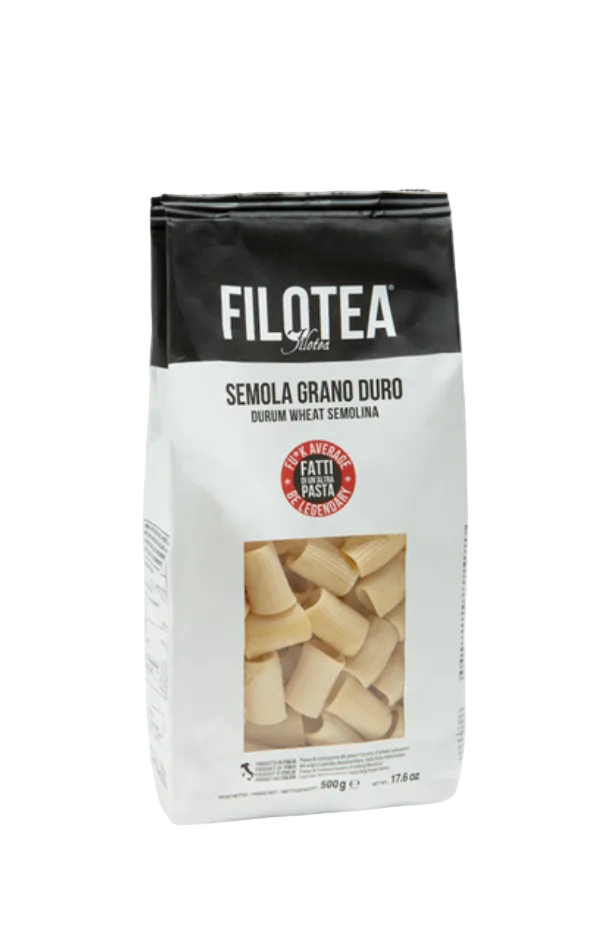 Mezze Maniche 500g - Pâtes Artisanales Italiennes Blé Dur
