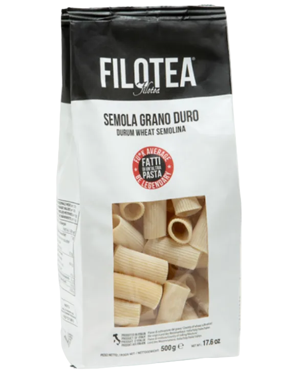 Rigatoni 500g - Pâtes Artisanales Italiennes Blé Dur