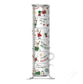 Bialetti Set 6 tasses empilables - Multicolore - 65 ml