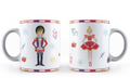 Set de 2 Mug Casse-noix - Bialetti en porcelaine - multicolore - 2x330 ml