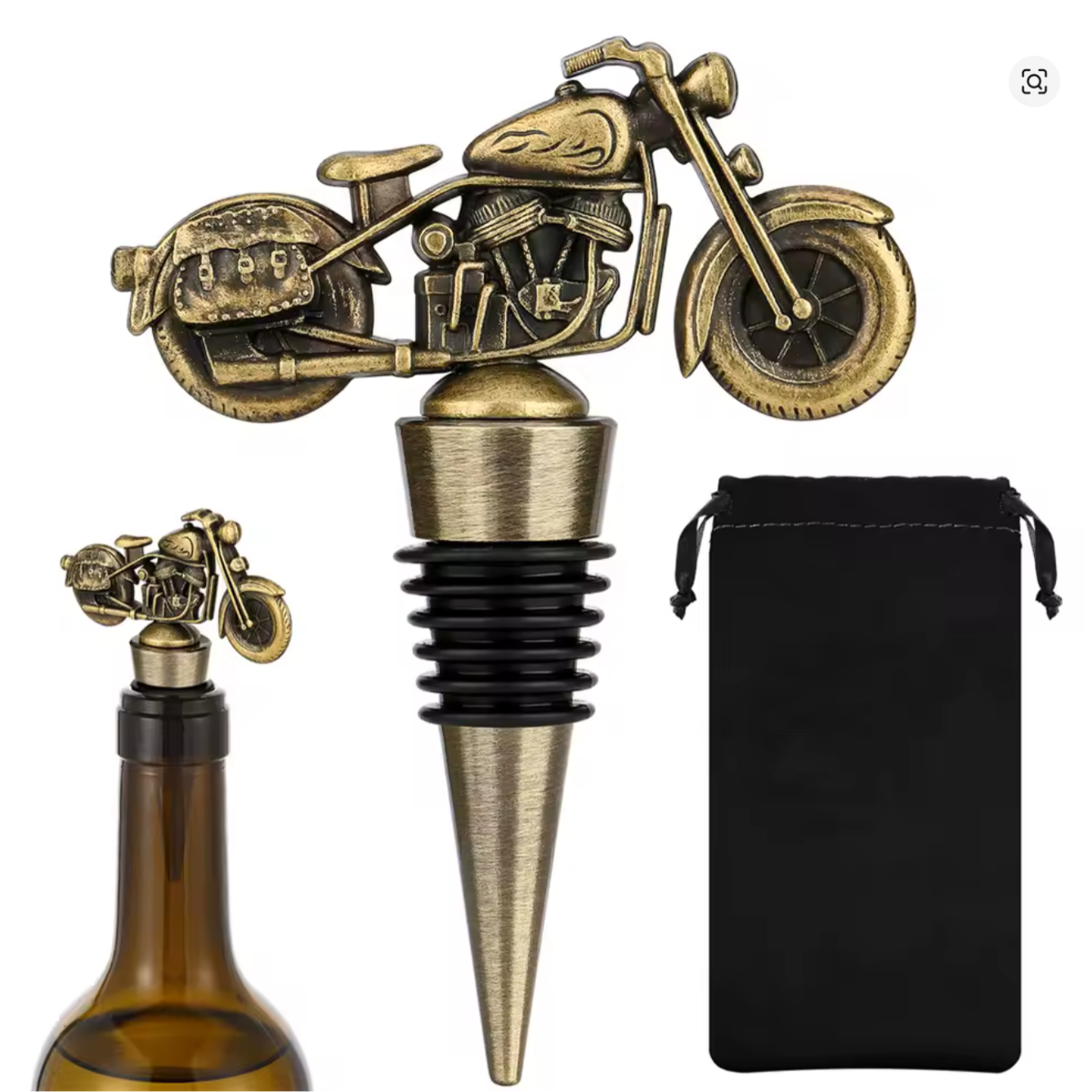 Bouchon à vins moto