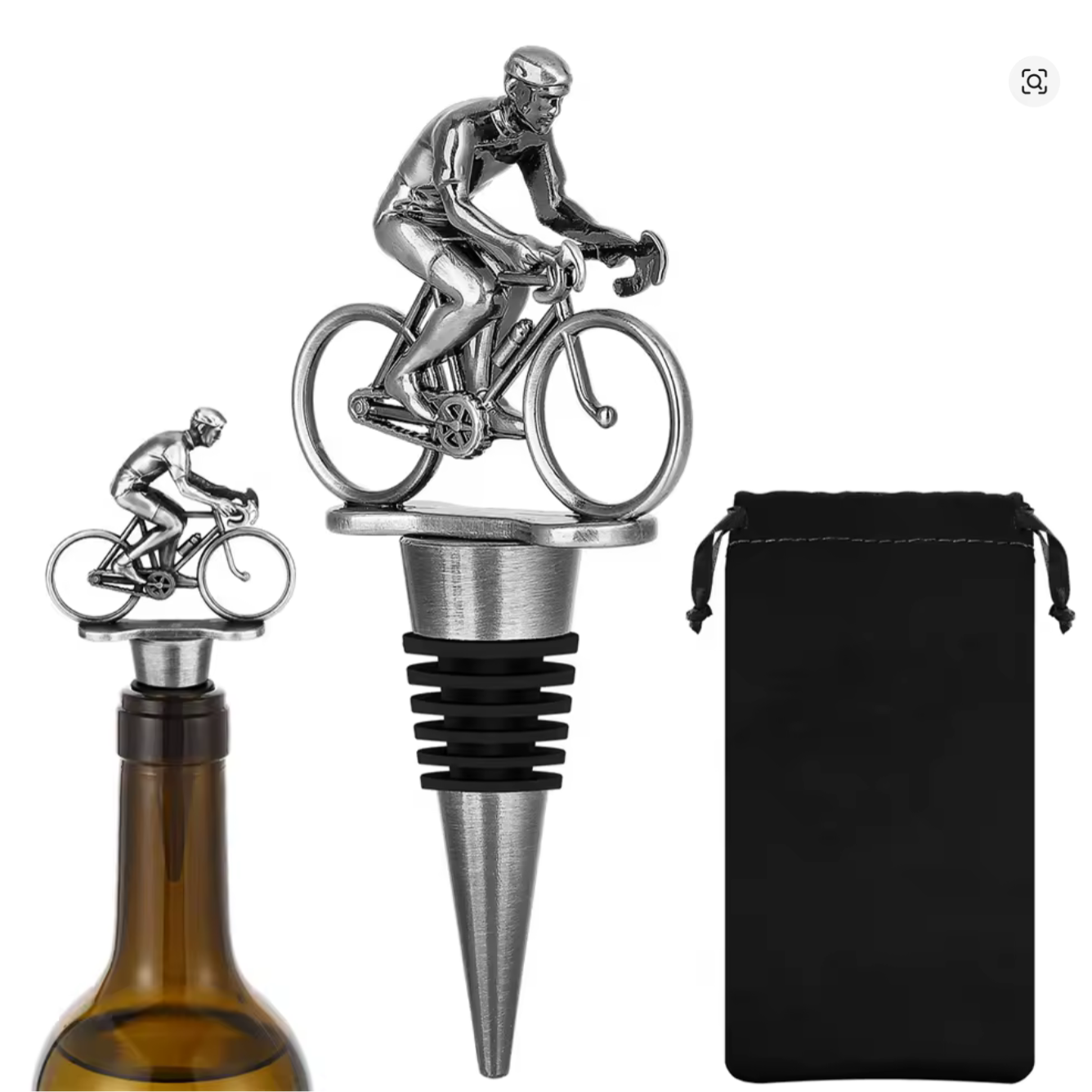 Bouchon à vin vélo