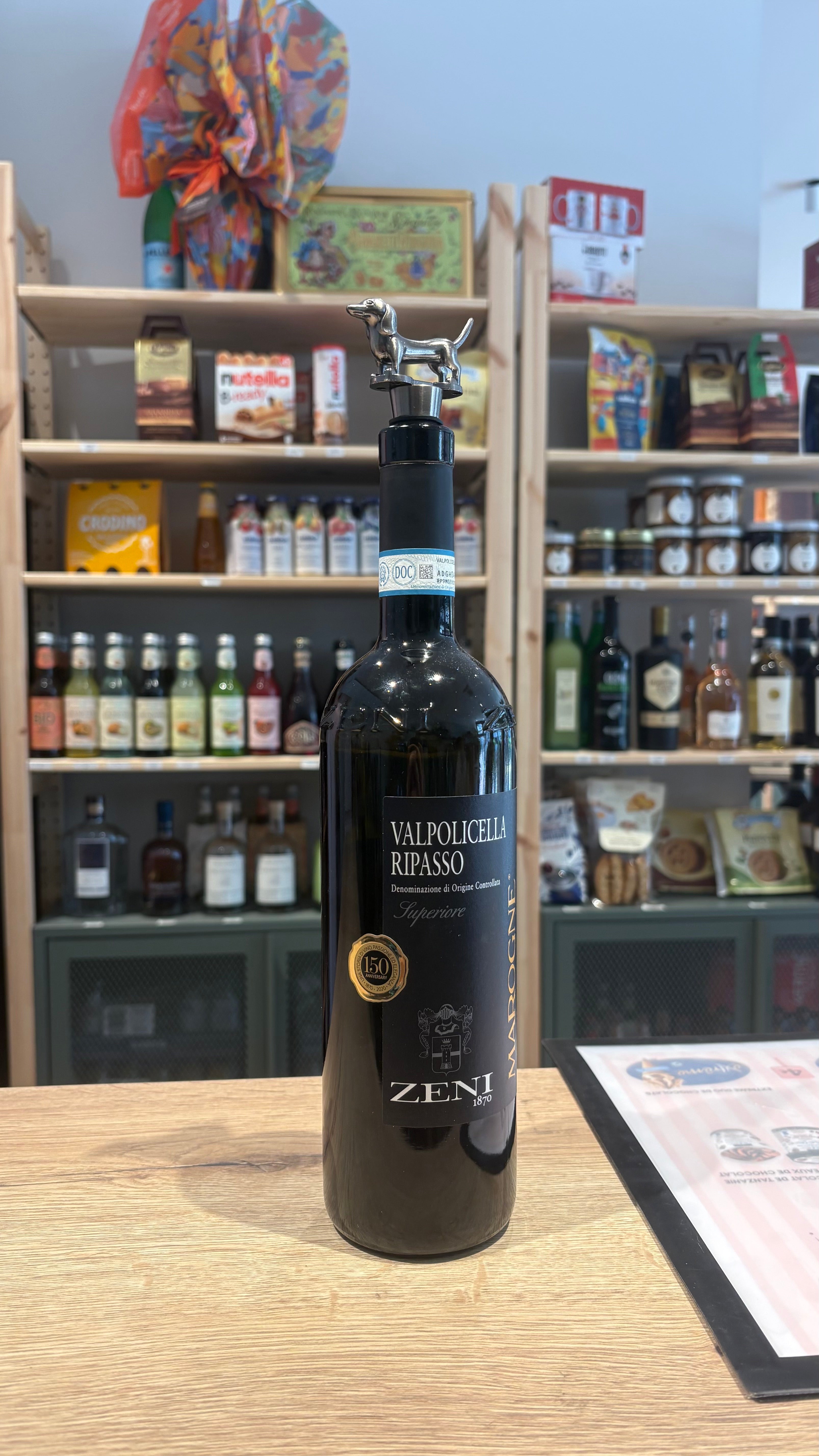 Bouchon à vin teckel