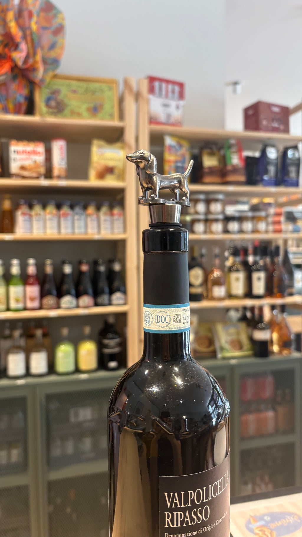 Bouchon à vin teckel